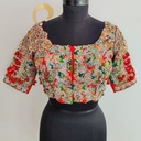 3D Queen bridal blouse
