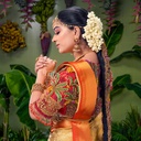 3D Vazhaimaram Bridal Blouse