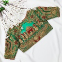 Green palanquin Bridal blouse