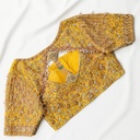 Yellow hanging bridal blouse
