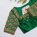 Green Floral Motif Bridal Blouse