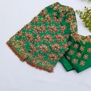 Green Floral Motif Bridal Blouse