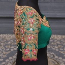 Green Floral Bridal Blouse