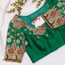 Green Paisley Bridal Blouse