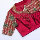 Maroon Bridal Blouse
