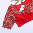 Red Creeper Bridal Blouse