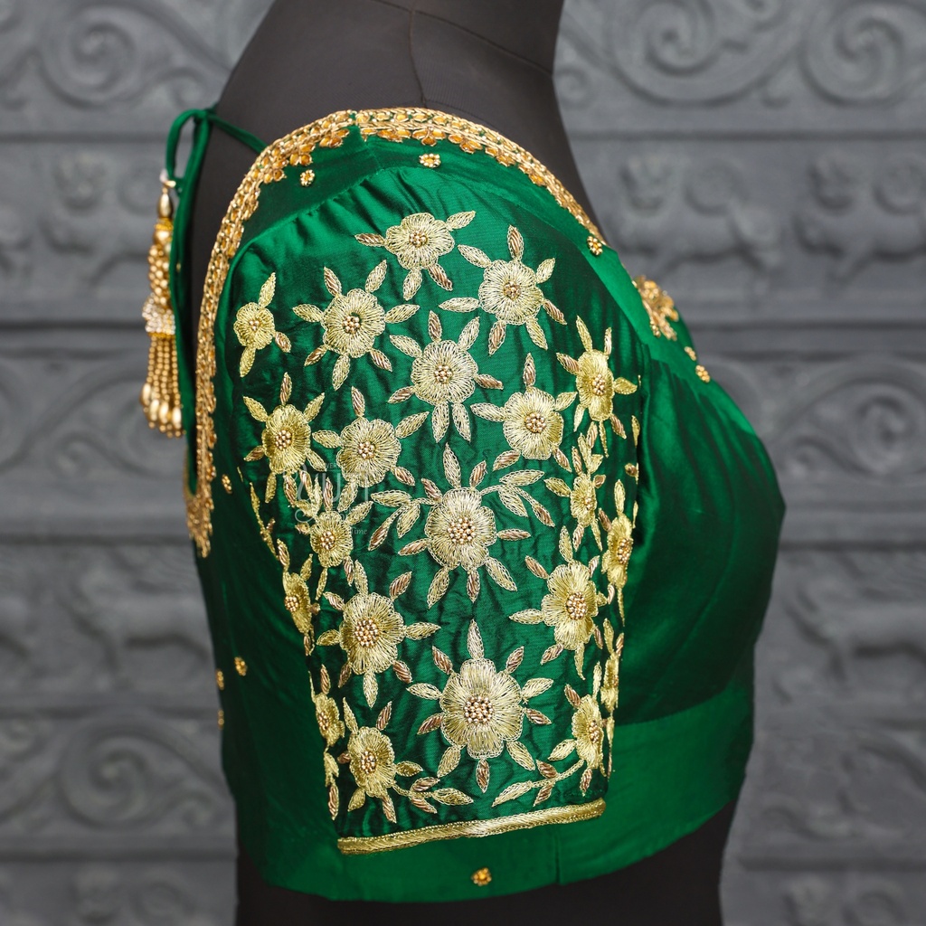 Green Bridal Blouse