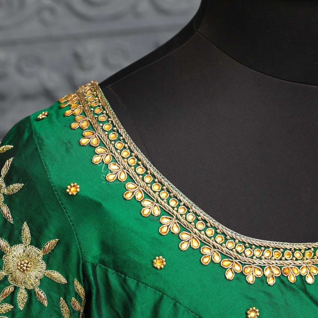 Green Bridal Blouse
