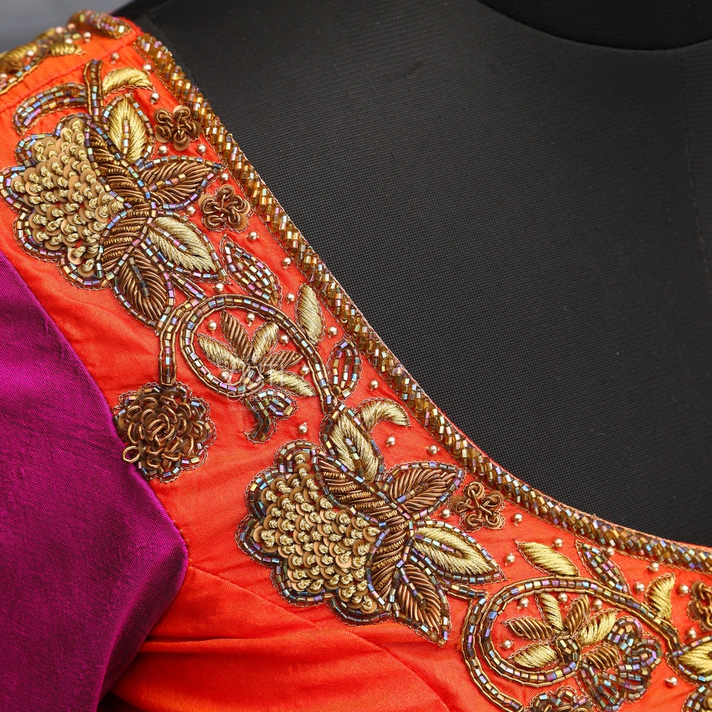 Multi Combination Bridal Blouse