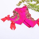 Pink Bride in Cage Aari Work Blouse Designs