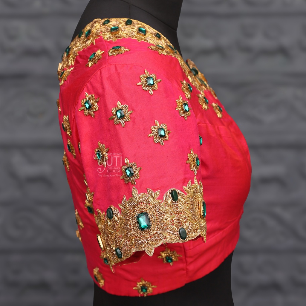 Pink Bridal Blouses |SIZE 40 (adjustable up to 36 - 42)