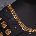 Black Blouse Aari work Embroidery |