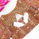 Pink heavy elephant bridal blouse