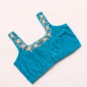 Sleeveless Simple Sky Blue Blouse  | SIZE 32(adjustable up to 28- 34)
