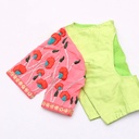 Pink With Green Shade Bridal Blouse | SIZE 36(adjustable up to 32- 38)
