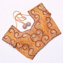 Golden Yellow Aari Bridal Blouse| SIZE 36 (adjustable up to 32 - 38)