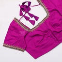 Pink Pattern Aari Work Bridal Blouse Design | SIZE 36 (adjustable up to 32 - 38)