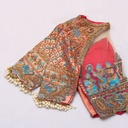Pallaku design embroidery/ Grand bridal blouse design | SIZE 34 (adjustable up to 30 - 36)