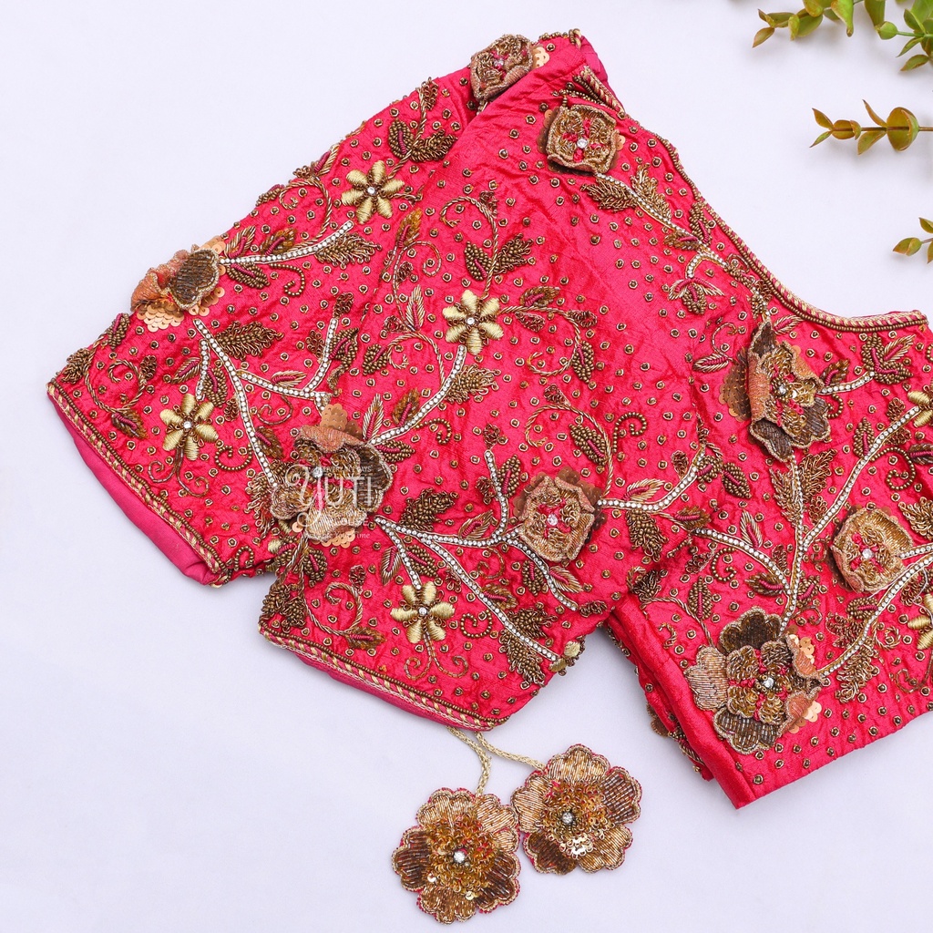 Pink Bridal Blouses |SIZE 36 (adjustable up to 32 - 38)