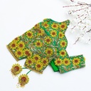 3D Stunning Floral Masterpiece bridal blouse