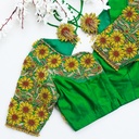 3D Stunning Floral Masterpiece bridal blouse