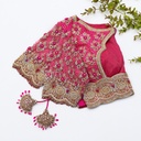 Behold the pink & white golden floral masterpiece