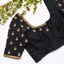 Elegant and chic in my new black Aari Blouse
