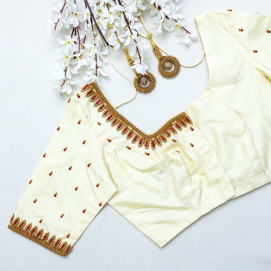 A touch of ethereal elegance in our Moon Mist wedding blouse  Perfect for a dreamy autumn ceremony