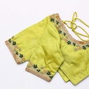 Beautiful green color embroidery bridal blouses