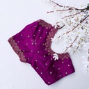 Rich Purple Bridal Blouse