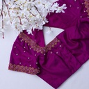 Rich Purple Bridal Blouse