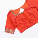 Perfect and modern Portland Orange Bridal Blouse