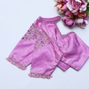 Exquisite pink embroidery designs for your bridal blouse