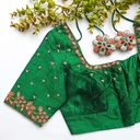 The stunning Irish Green Bridal Blouse