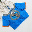 Just finished embroidering my new Science Blue hand blouse
