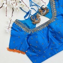 Just finished embroidering my new Science Blue hand blouse