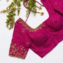 Exquisite pink embroidery designs for your bridal blouse