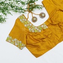 The epitome of elegance with our Bee Yellow Bridal Blouse,