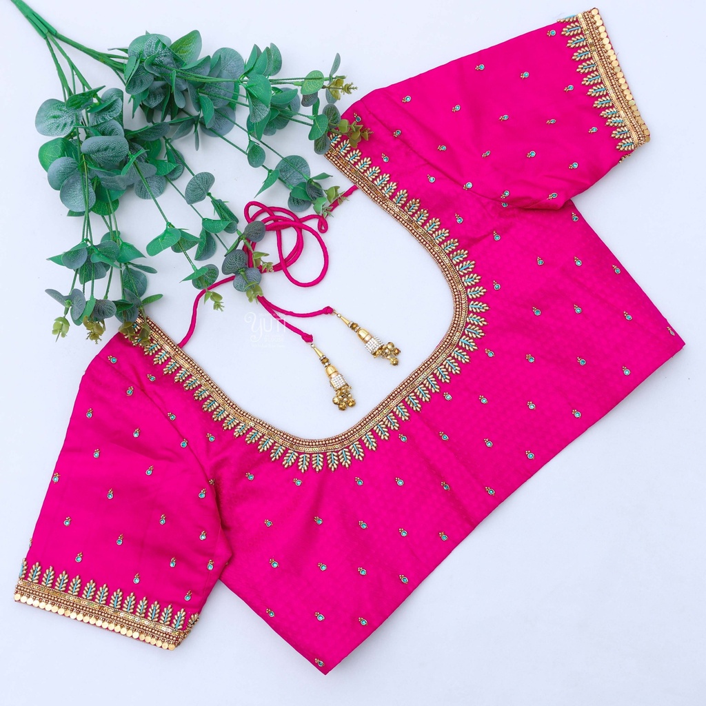 pink Lemonade bridal blouse.