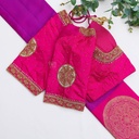 the most fabulous ArtyClick Crimson Bridal Blouse!