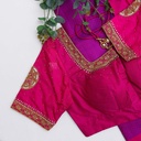 the most fabulous ArtyClick Crimson Bridal Blouse!