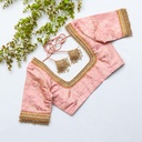 Raise a glass to the perfect blend of sweet and chic in our new Peach Schnapps bridal blouse