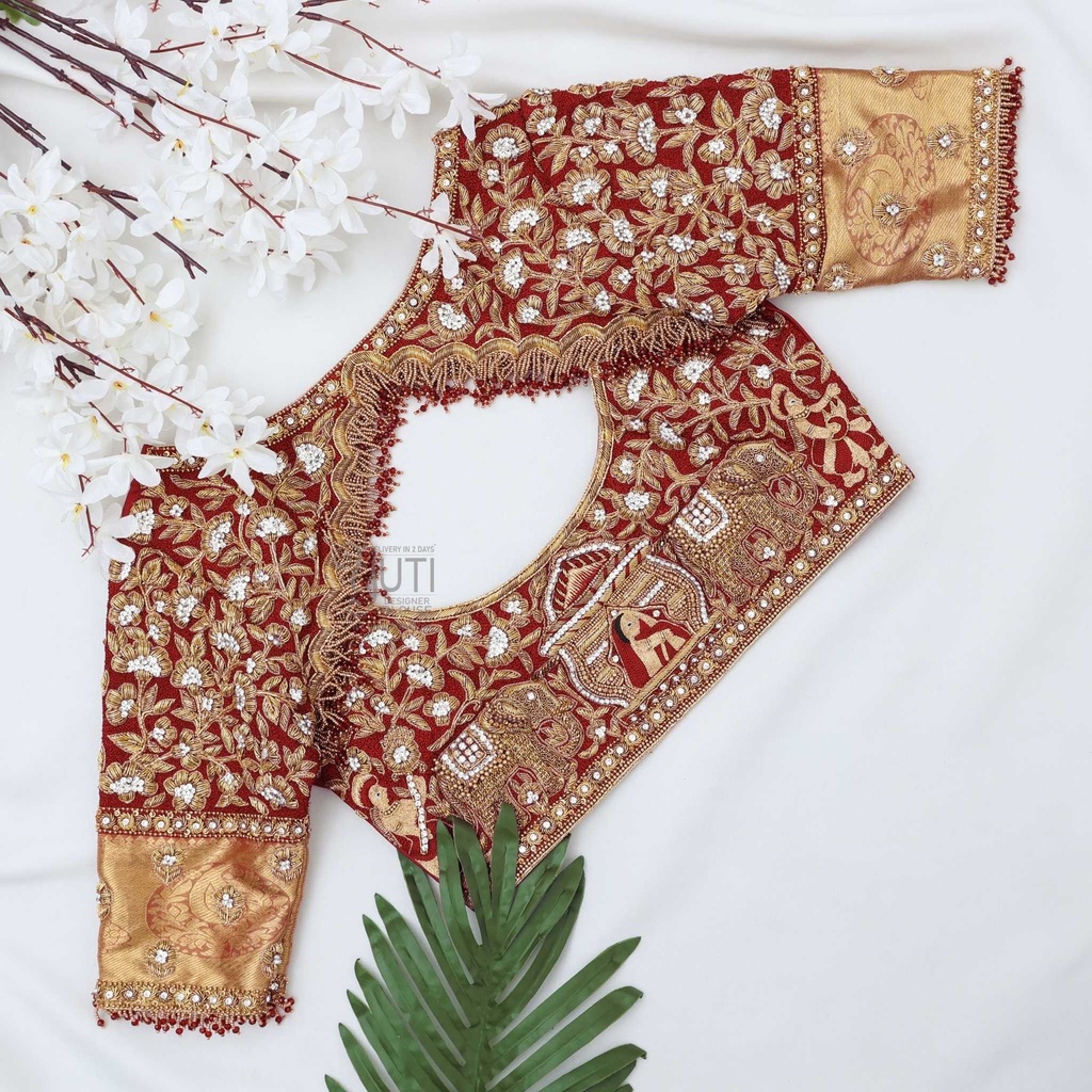 maroon-heavy-floral-palanquin-blouse3