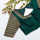 The perfect Sea Green Bridal Blouse for your special day