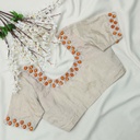 Ash Gray Bridal Blouse