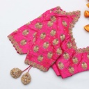 Embrace the beauty of a Pink Bridal Blouse