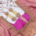 Pink stardust bridal blouse