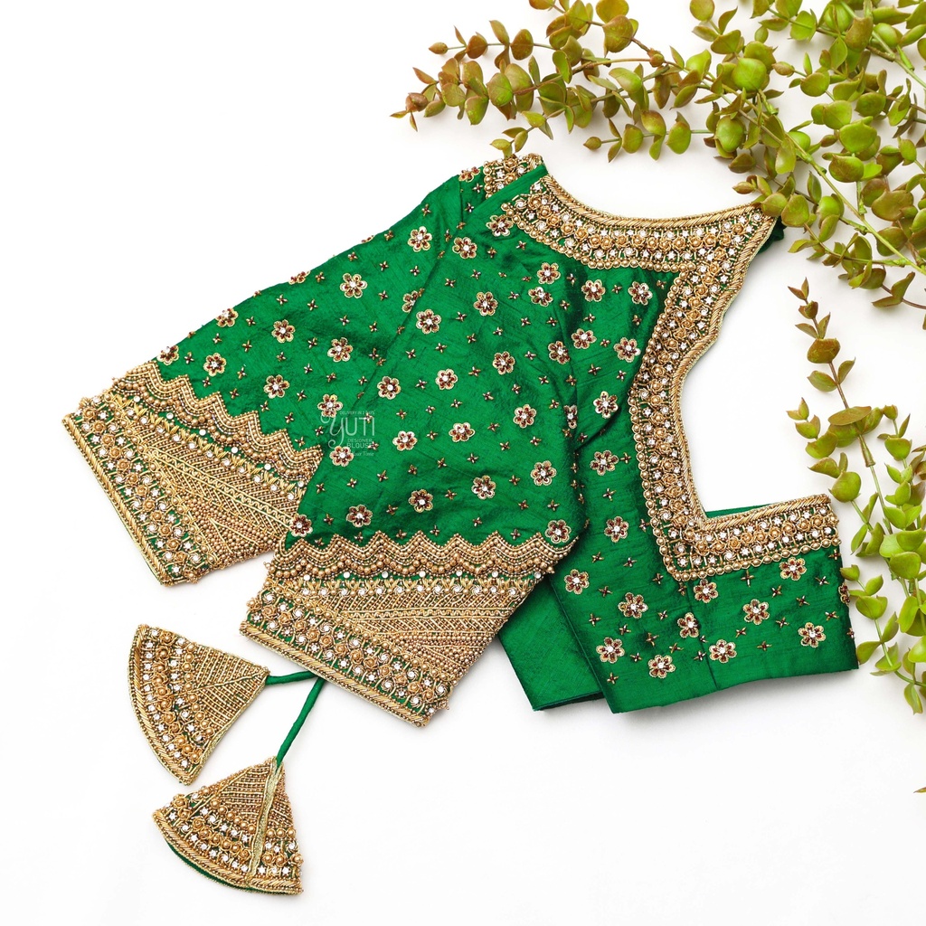 Green Bridal Blouse