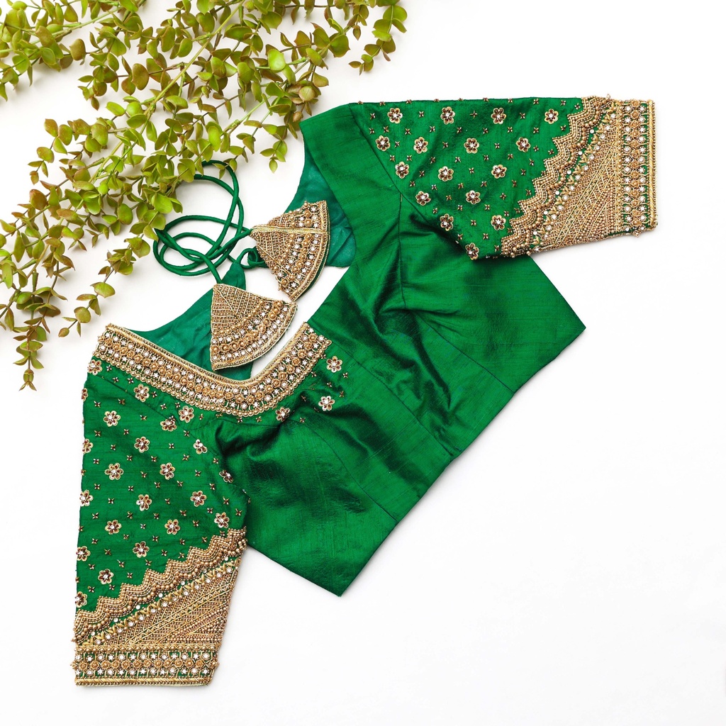 Green Bridal Blouse