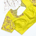 Our stunning Olive Yellow Bridal Blouse adds the perfect touch